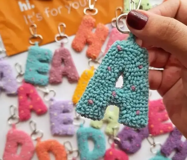 Alphabet Keychain