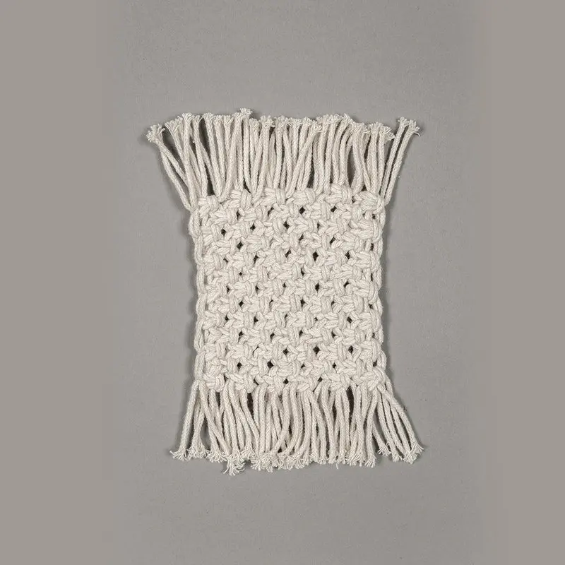 Macrame Square Coasters