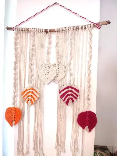 Multi-Colour Leaf Hanging